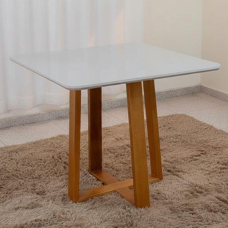 Mesa Pedro 90 Mel/Off White - ART ASSENTOS
