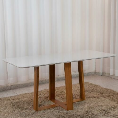 Mesa Pedro 160 Mel/Off White - ART ASSENTOS