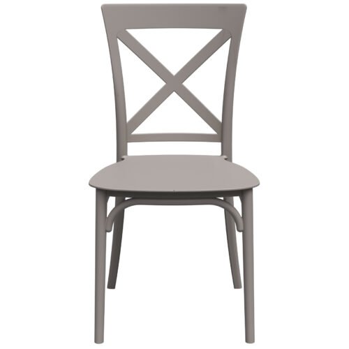 Alternative view of Cadeira Robust Cross Nude - FORTE PLASTICO