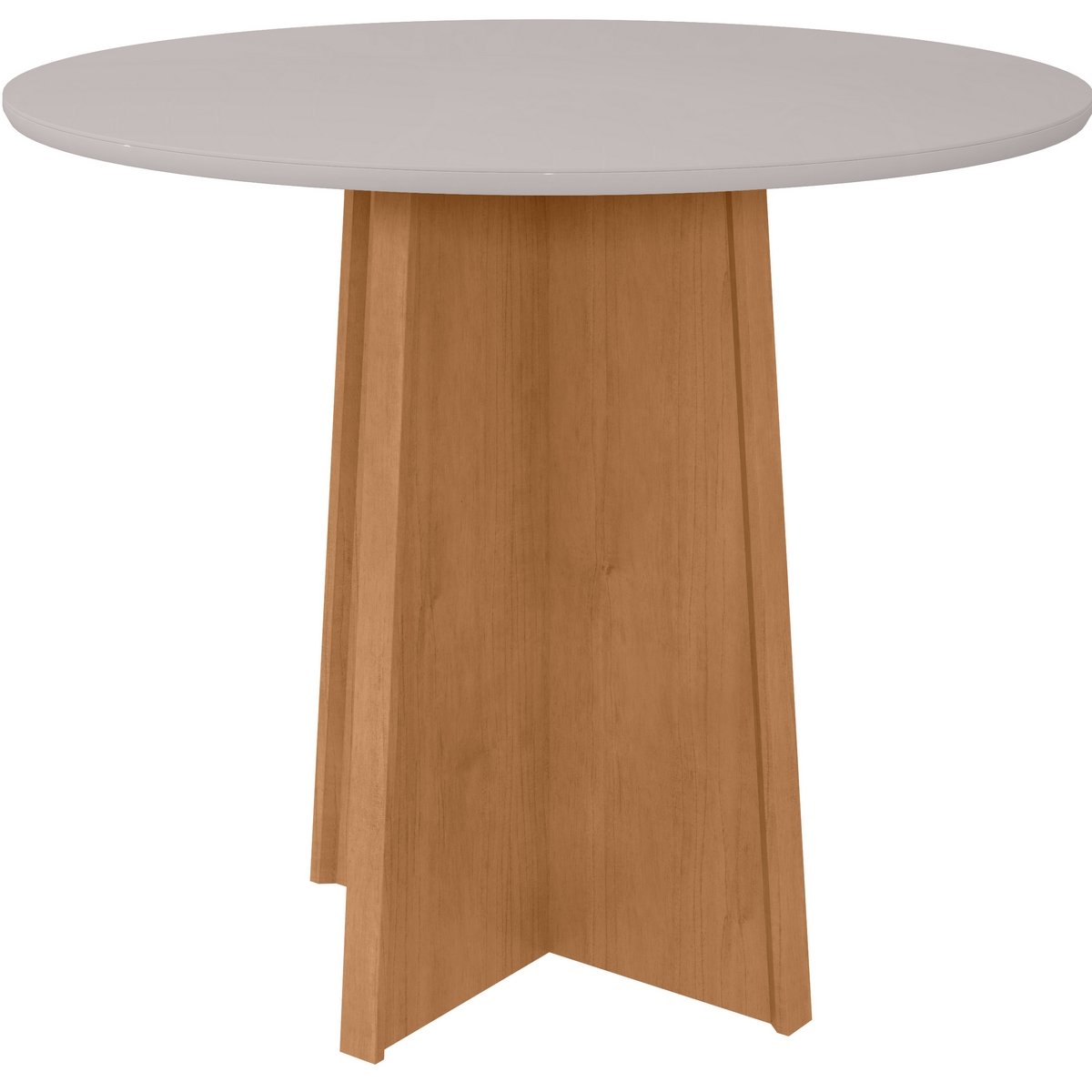 Mesa Redonda Celebrare 100 Amêndoa Clean/off White - Lopas - Imagem 5