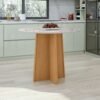 Mesa Redonda Celebrare 100 Amêndoa Clean/off White - Lopas