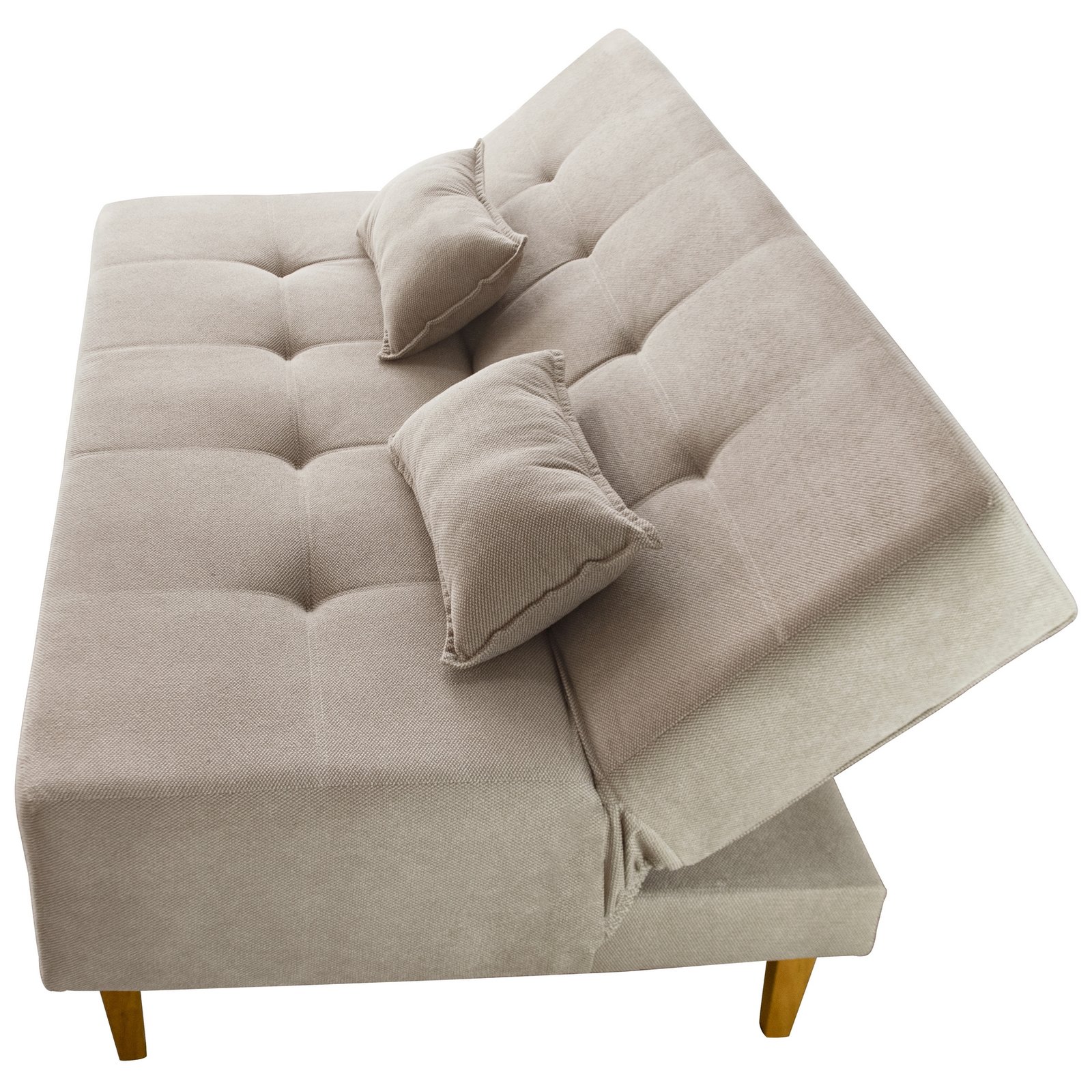 Sofá Cama Dallas Ref.48 1,81 m Linho Bege 2503-B – LUXURY - Imagem 5