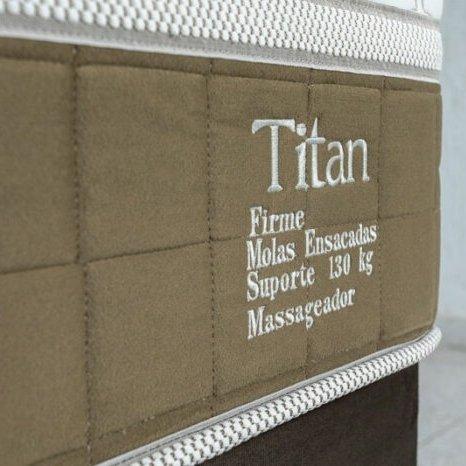 Colchão Queen Terapêutico Massageador Titan/Thor 34 cm D28 Molas ensacadas - VIERO MÓVEIS - Imagem 4