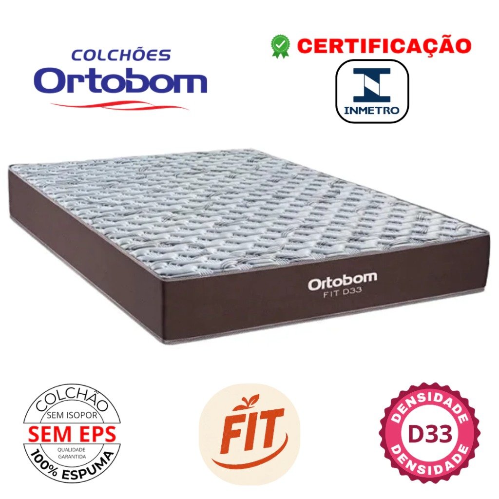 Colchão Casal Fit D33 17 cm - ORTOBOM - Imagem 2