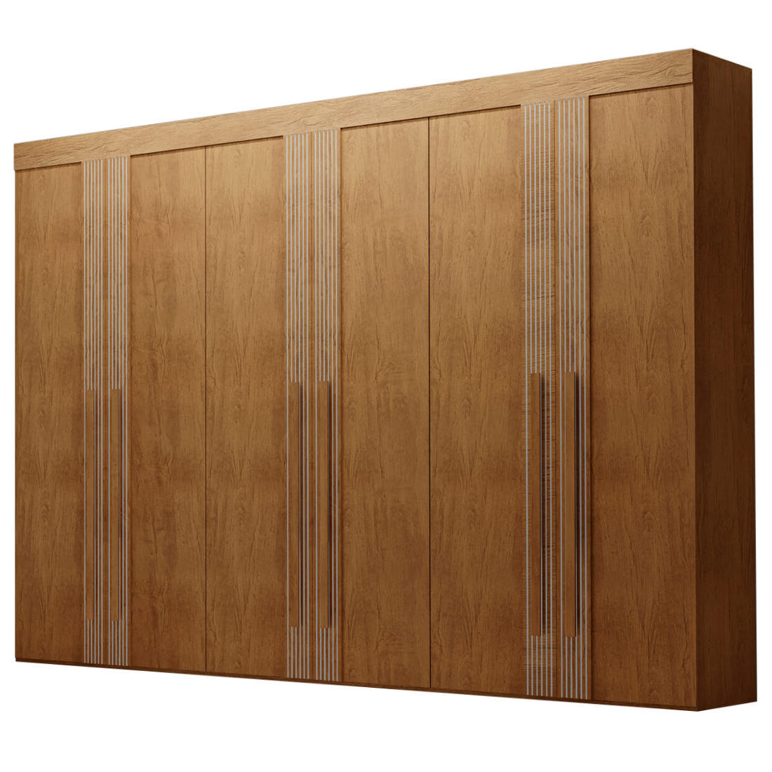 Guarda-Roupa 6 Portas Lucca Premium 2,73 m Naturale - RUFATO - Imagem 4