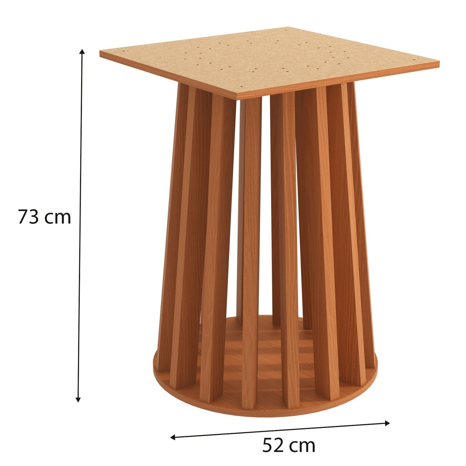 Mesa Lavanda BA45 135 Canela/Off White - KAPPESBERG - Imagem 4