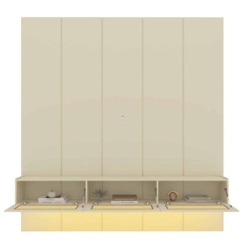 Alternative view of Home Suspenso até 85" Realce 2,225 m Off White com Nicho Native Off White - GELIUS