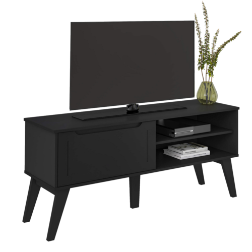 Alternative view of Rack até 60" Lótus Preto - ARTELY