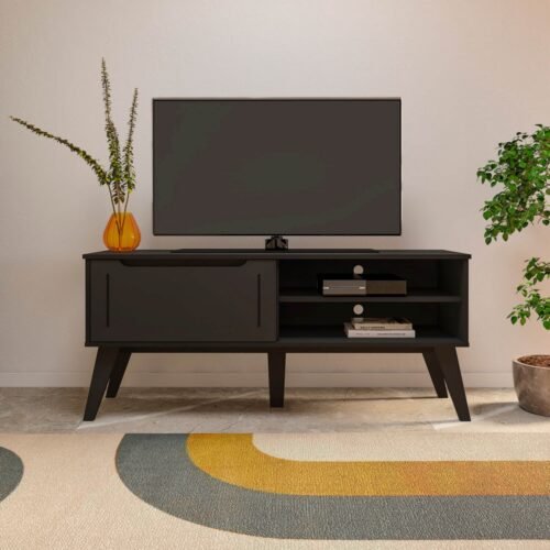 Rack até 60" Lótus Preto - ARTELY