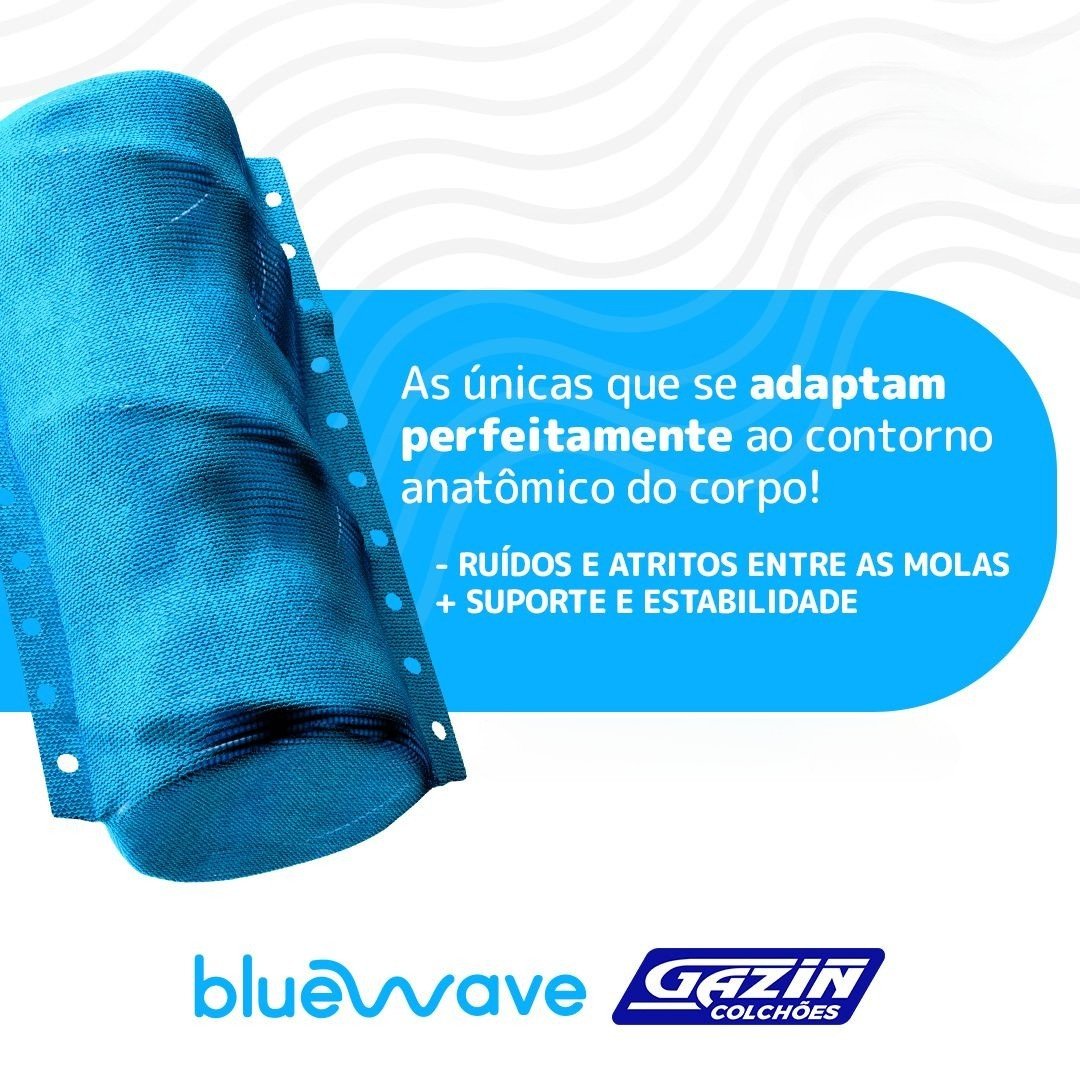 Colchão Queen Texas 29 cm D28 Molas Ensacadas + Base Simples Corino Branco – GAZIN COLCHÕES + ALTO NÍVEL - Imagem 4