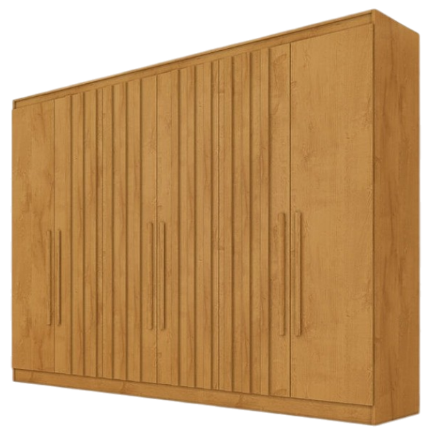 Guarda-Roupa 6 Portas Oxford 2,10 m Peroba -MOVEIS EUROPA - Imagem 3