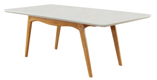 Mesa Escócia 120 Mel/Off White - ART ASSENTOS - Imagem 2