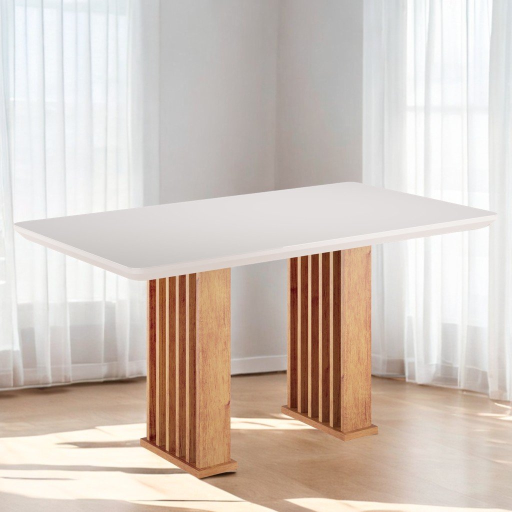 Mesa Mona/Munique 160 Mel/Blonde Off White - VIERO MOVEIS - Imagem 5