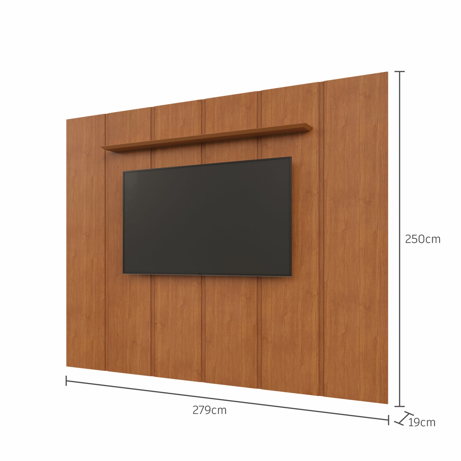 Painel até 75" Dominus 2,79 m Naturale - MAVAULAR - Imagem 2