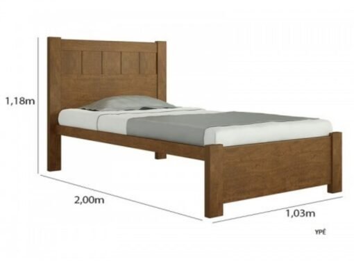 Cama Casal Primícia Plus Cinamomo Larg. 1.53m - D Doro