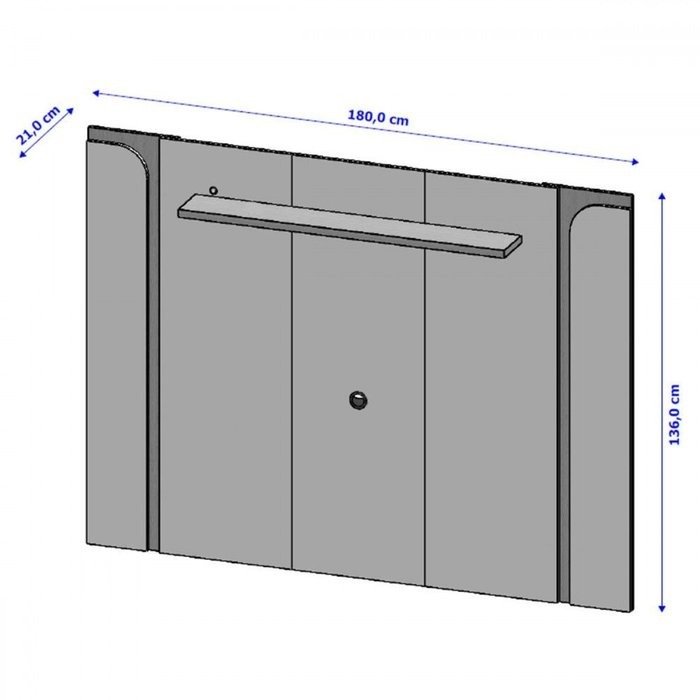 Painel até 75" Maresias + Rack Juquehy Off White/Naturale - BECHARA - Imagem 4