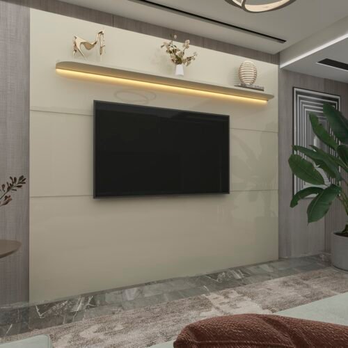 Alternative view of Painel até 85″ Royal 220 Off White – GELIUS