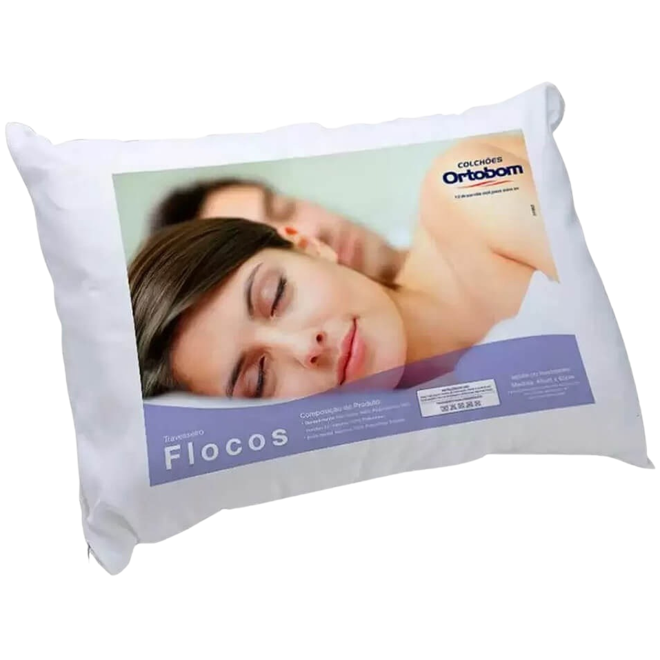 Travesseiro Flocos Conforto C15 - ORTOBOM - Imagem 2