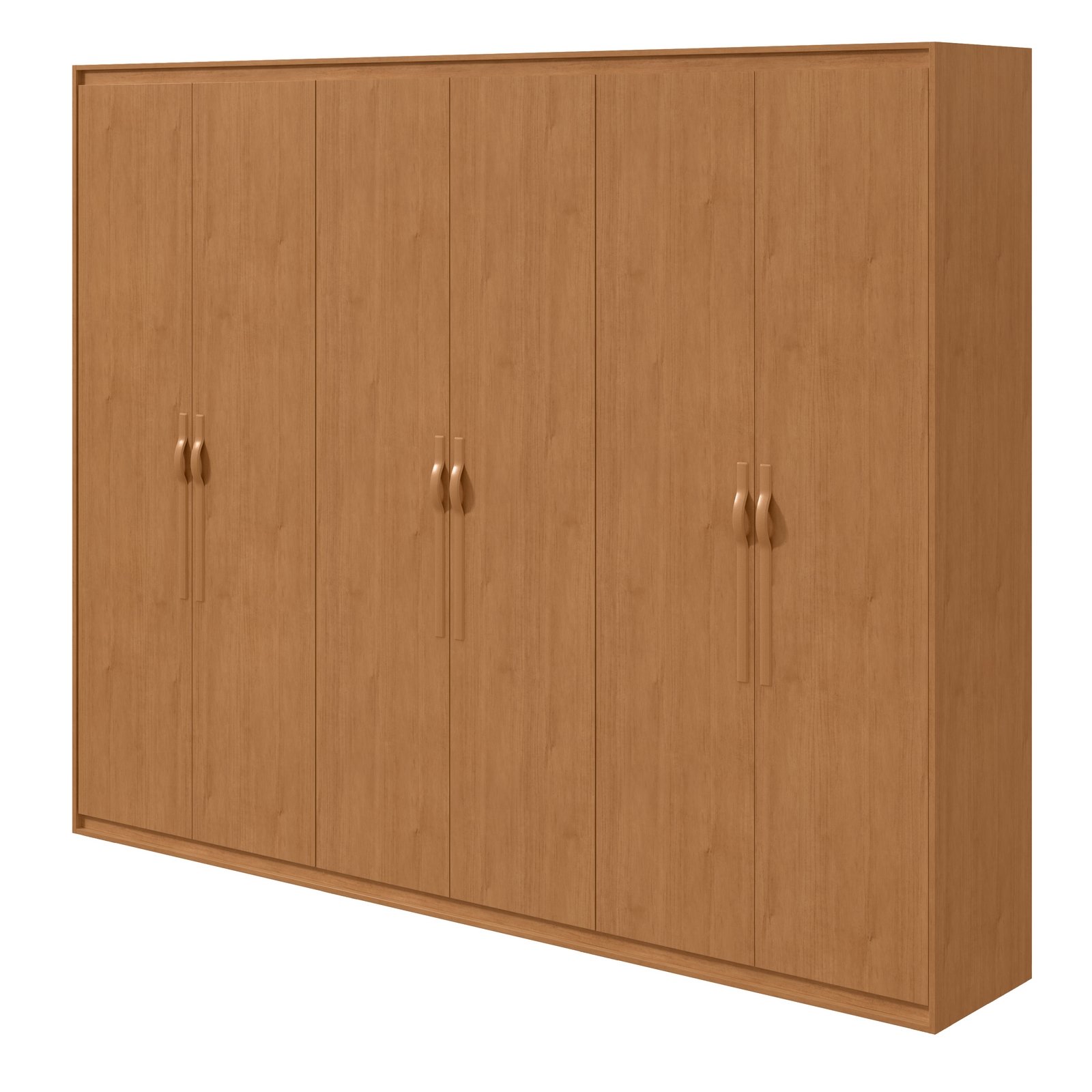 Guarda-Roupa 6 Portas Suavitá 2,70 m Amêndoa Clean - LOPAS - Imagem 6