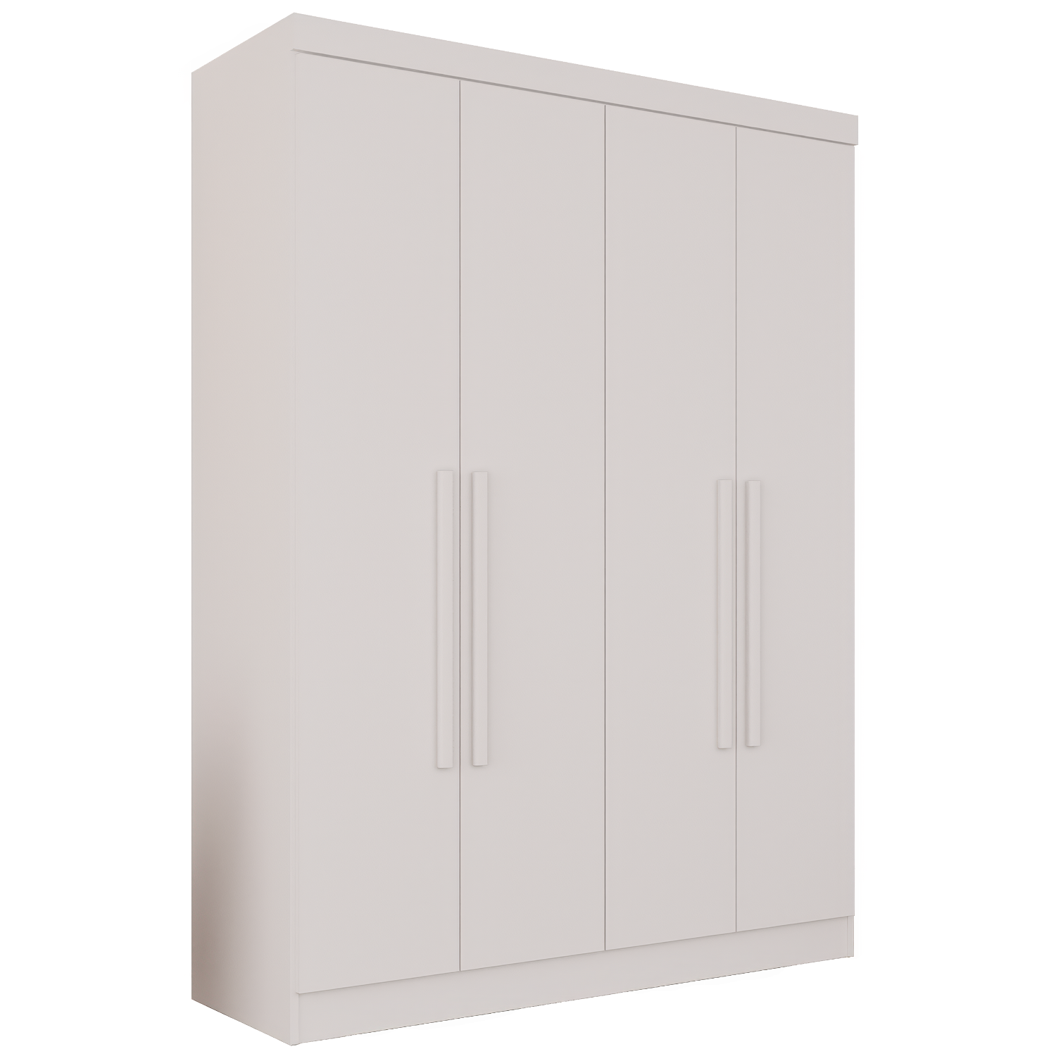 Guarda-Roupa 4 Portas Recife 1,21 m Branco - SALLETO - Imagem 3