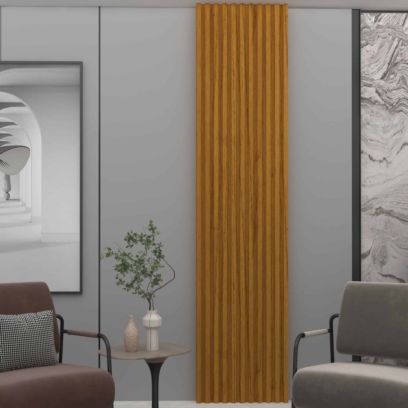Placa Painel (Extensão) Supremo 46 cm Naturale – GELIUS - Imagem 2