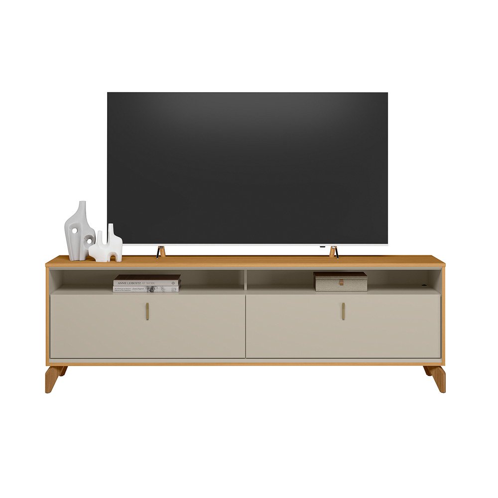 Rack ate 75" Dubai 1.8 Tauari/Off White Fosco - LINEA BRASIL - Imagem 14