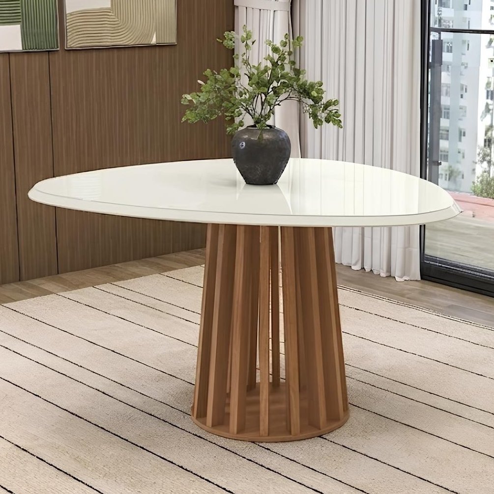 Mesa Lavanda BA45 135 Canela/Off White - KAPPESBERG - Imagem 2