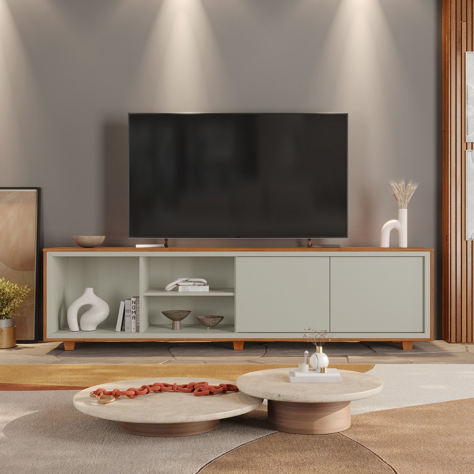 Rack até 75″ Dux Naturale – MAVAULAR - Imagem 2
