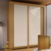 Guarda-Roupa 2 Portas Athena 1,80 m (S/Espelho) Cinamomo/Off White/Cinamomo – ACP MÓVEIS