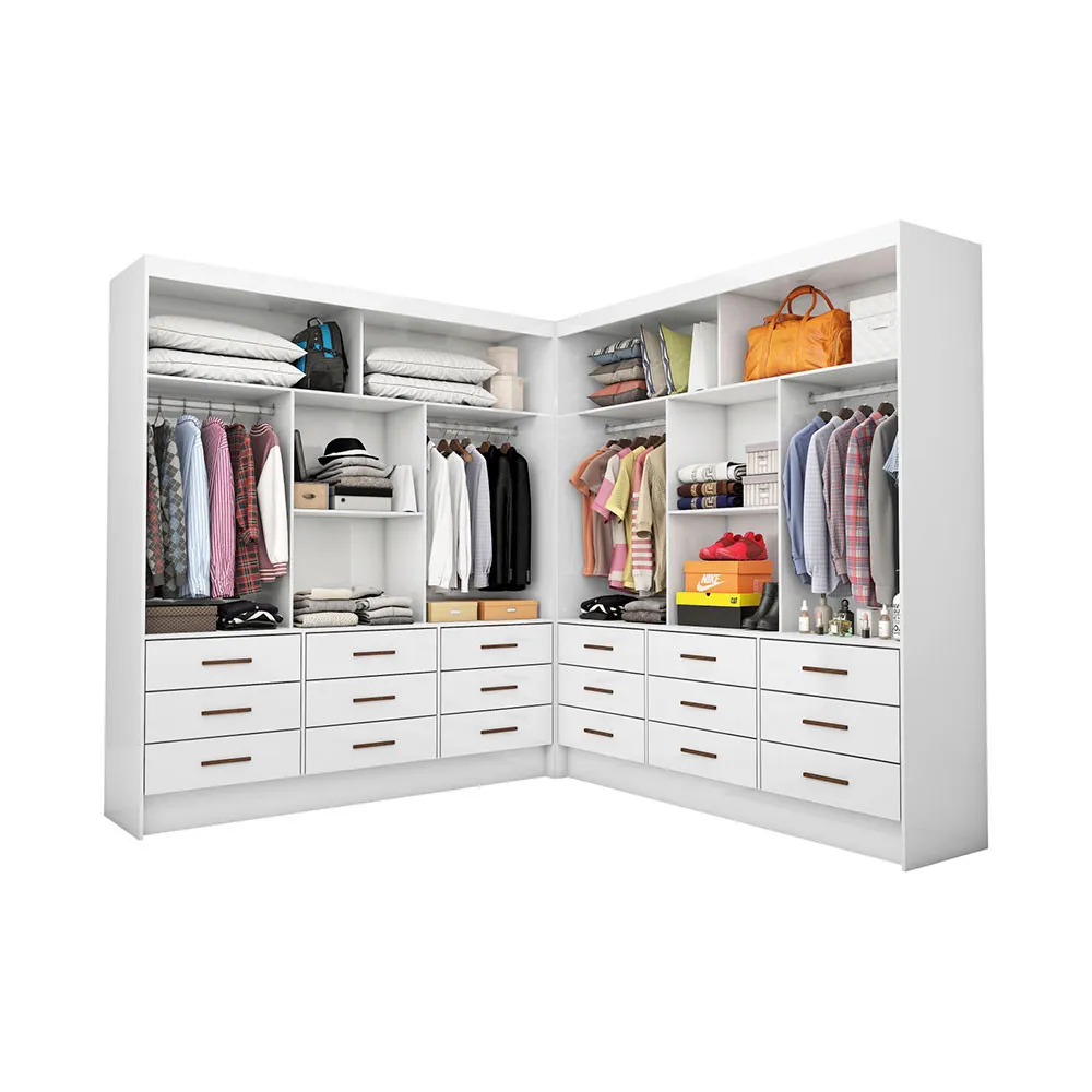 Closet Sevilha 1,62 m x 1,62 m Branco – CARIOCA MÓVEIS - Imagem 4