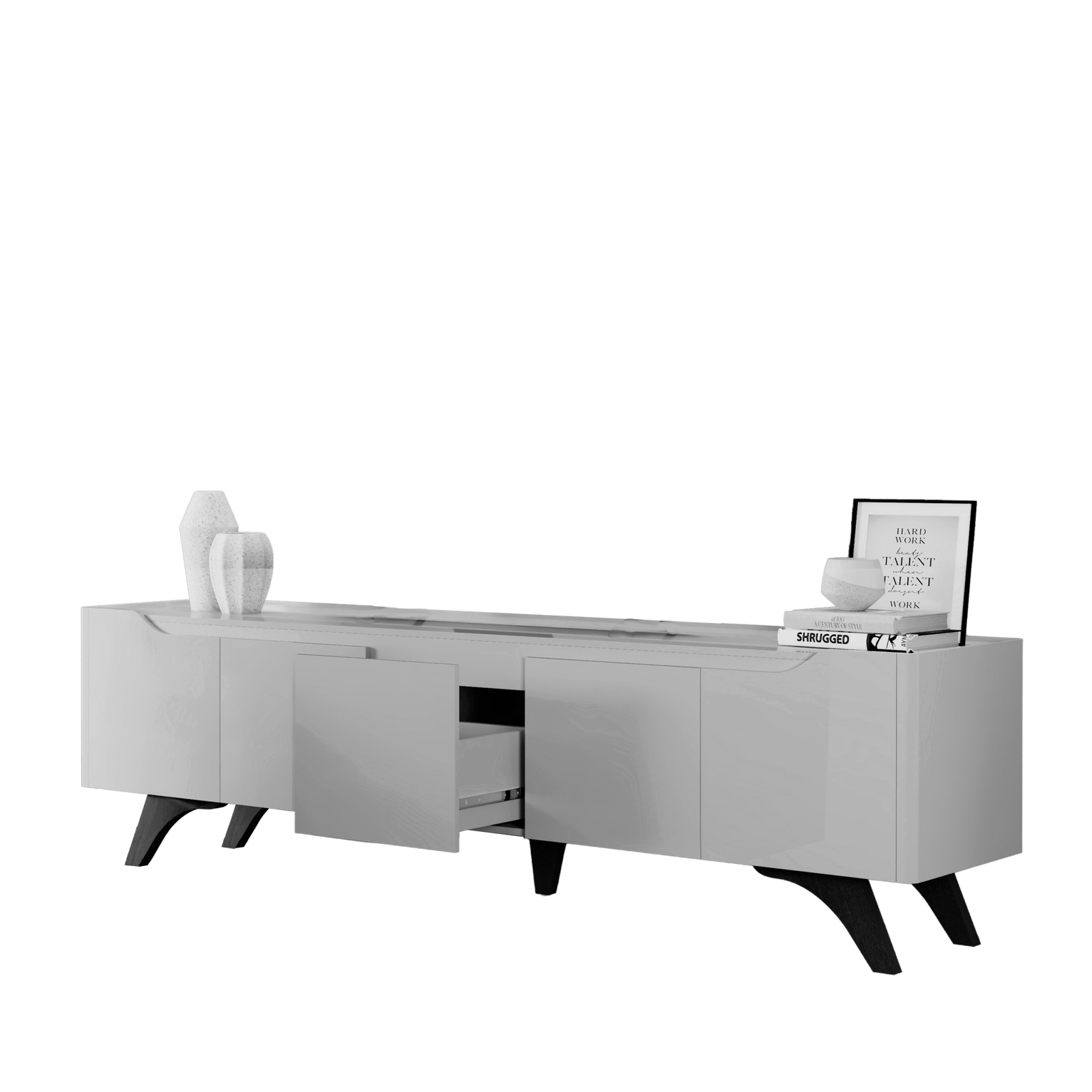 Painel até 75″ Union 2,34 + Rack Atenas 2,20 m Naturale – MAVAULAR - Imagem 4