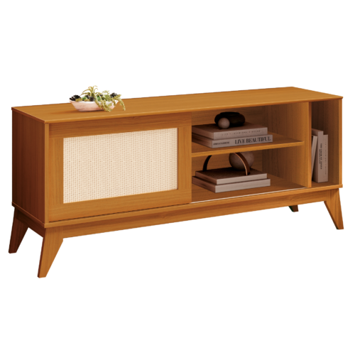 Alternative view of Rack até 55" Cayman Cedro - EDN MÓVEIS