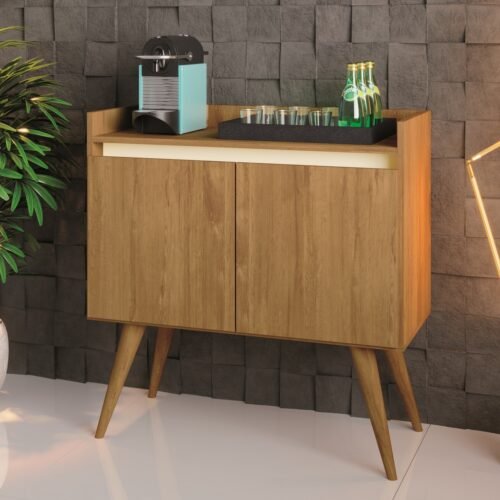 Buffet 2 Portas Gold Mel/Perola - MOVEIS PRIMUS