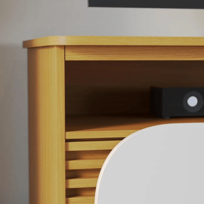 Rack Bancada Jurerê Larg. 1.50m Naturale/Off White Mate para TV até 65"- Colibri - Imagem 6