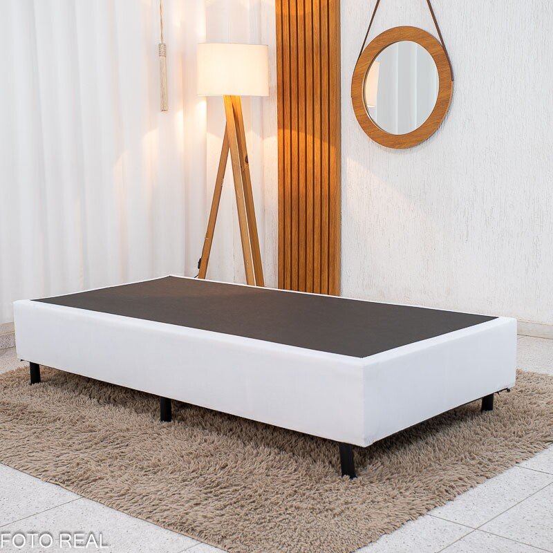 Box Solteiro Korino Branca 88x188x37 - Ortobel