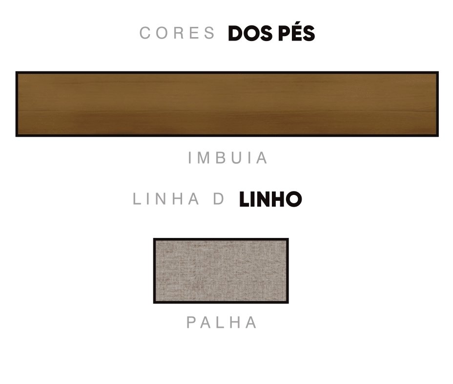 Kit 2 Cadeiras Pérola Imbuia/Linho Bege - DOBUÊ MOVELARIA - Imagem 3