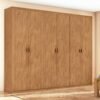 Guarda-Roupa 6 Portas Suavitá 2,70 m Amêndoa Clean - LOPAS