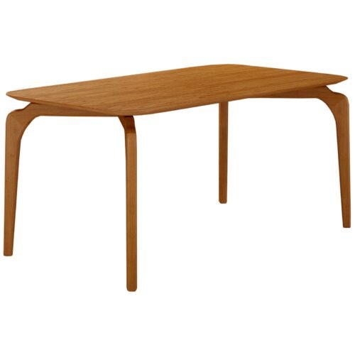 Alternative view of Mesa Capri 160 (S/Vidro) Laminado Natural - MÓVEIS VALVERDE