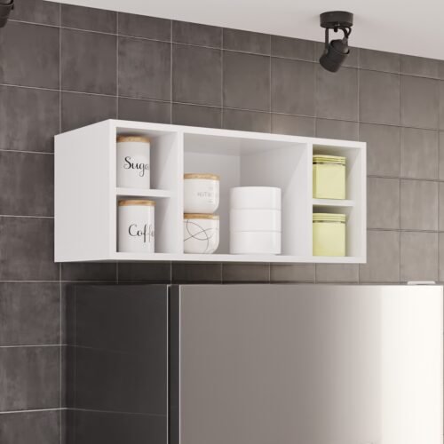 Armário Aéreo Geladeira Pérola 0,70 m Branco  - SALLÊTO