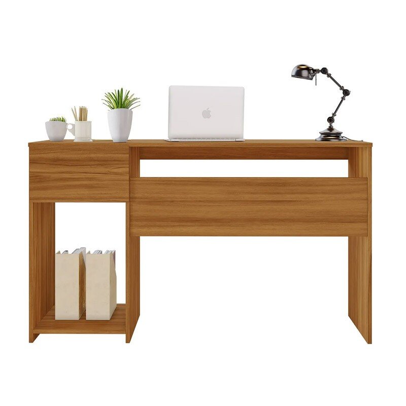 Mesa Office NT 2070 Larg. 1.08m Freijó 1 Gaveta Notável - Imagem 5
