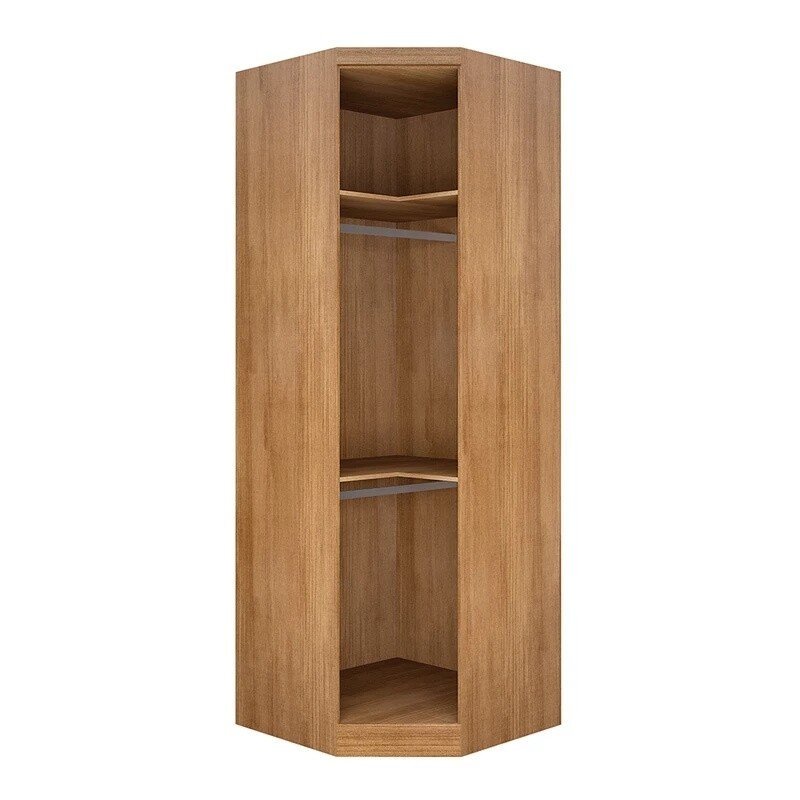 Guarda-roupa Rizon New Cumaru Larg. 2.43m 6 Portas 8 Gavetas - Novo Horizonte - Imagem 6