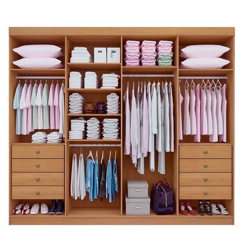 Roupeiro Daymond 8 Portas Cinamomo 100% MDF Larg. 2.75m - D Doro - Imagem 4