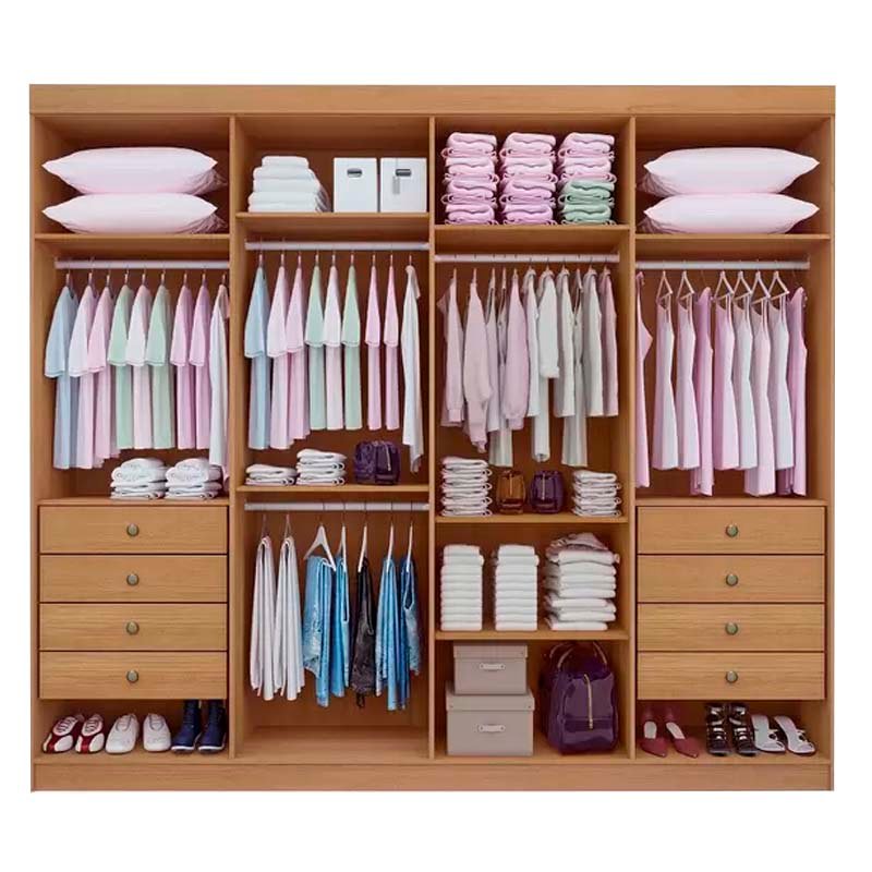 Roupeiro Daymond 8 Portas Cinamomo 100% MDF Larg. 2.75m - D Doro - Imagem 2