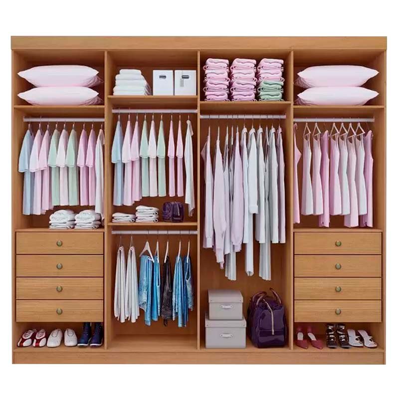 Roupeiro Daymond 8 Portas Cinamomo 100% MDF Larg. 2.75m - D Doro - Imagem 3